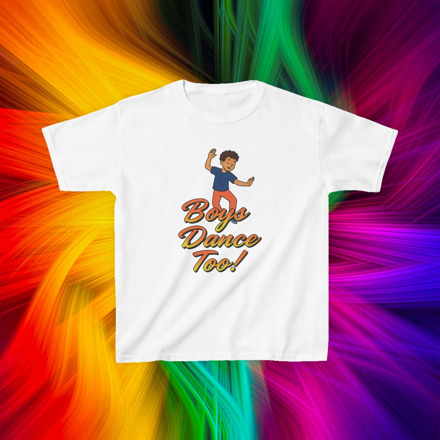 Kids Boys Dance Too! T-Shirt, Design 3