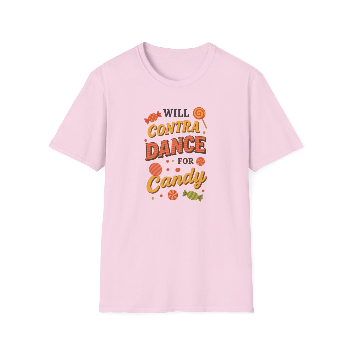 Will Contra Dance for Candy T-Shirt