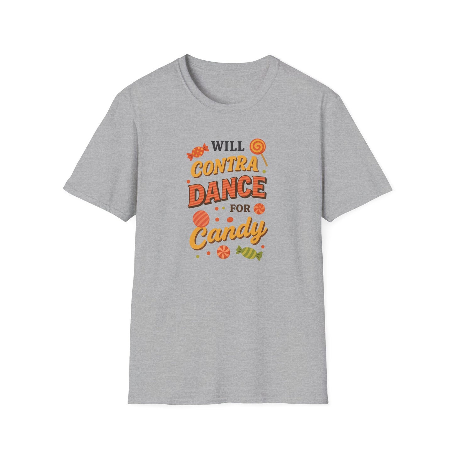 Will Contra Dance for Candy T-Shirt