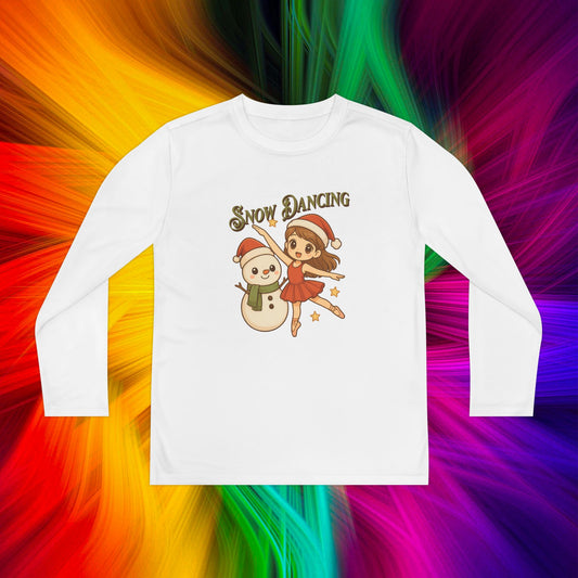 Youth Snow Dancing Ballerina Long Sleeve Tee
