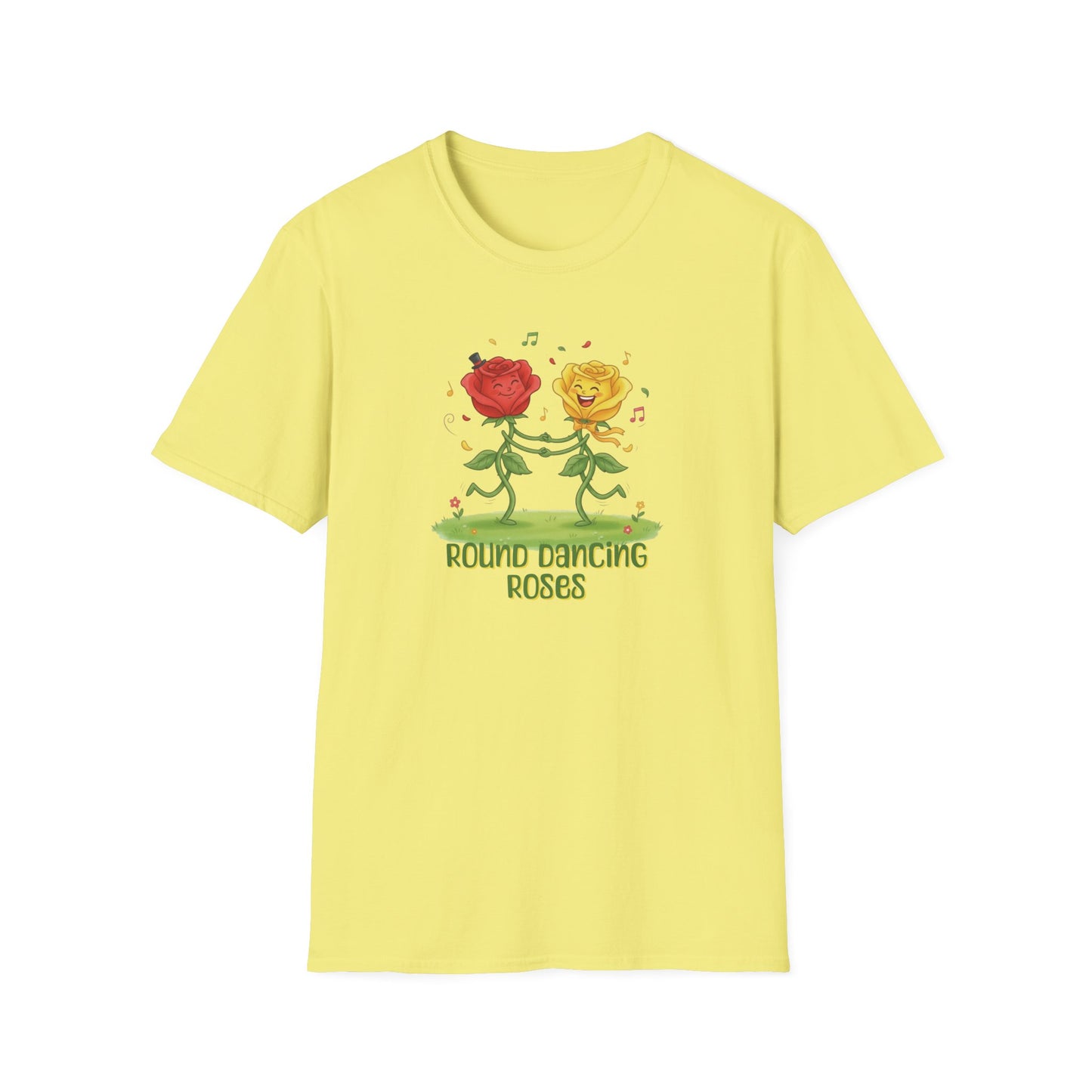 Round Dancing Roses T-Shirt
