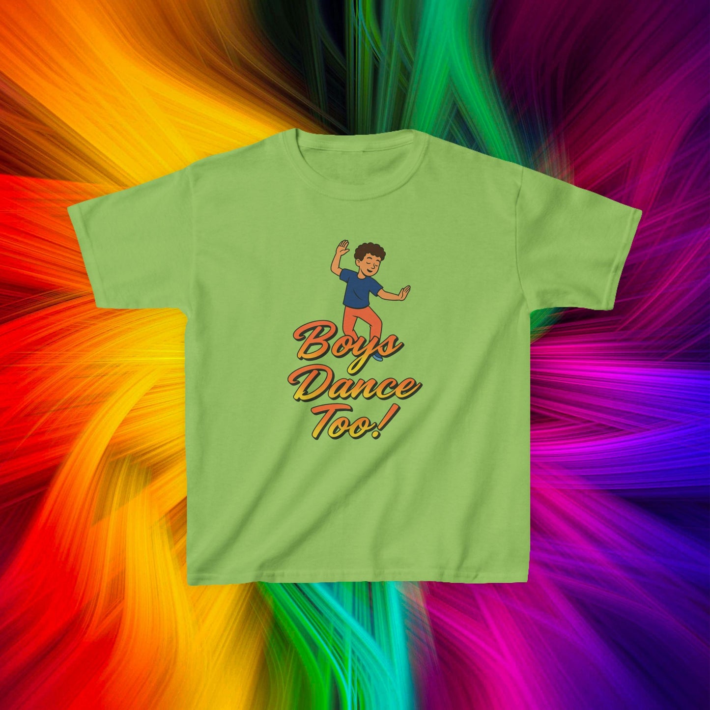 Kids Boys Dance Too! T-Shirt, Design 3