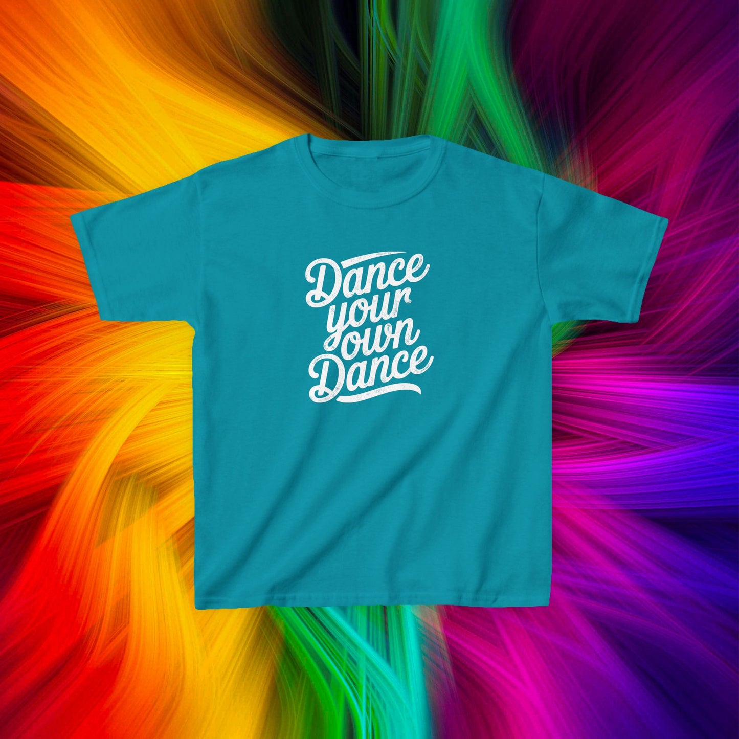 Kids Dance Your Own Dance T-Shirt, White Lettering