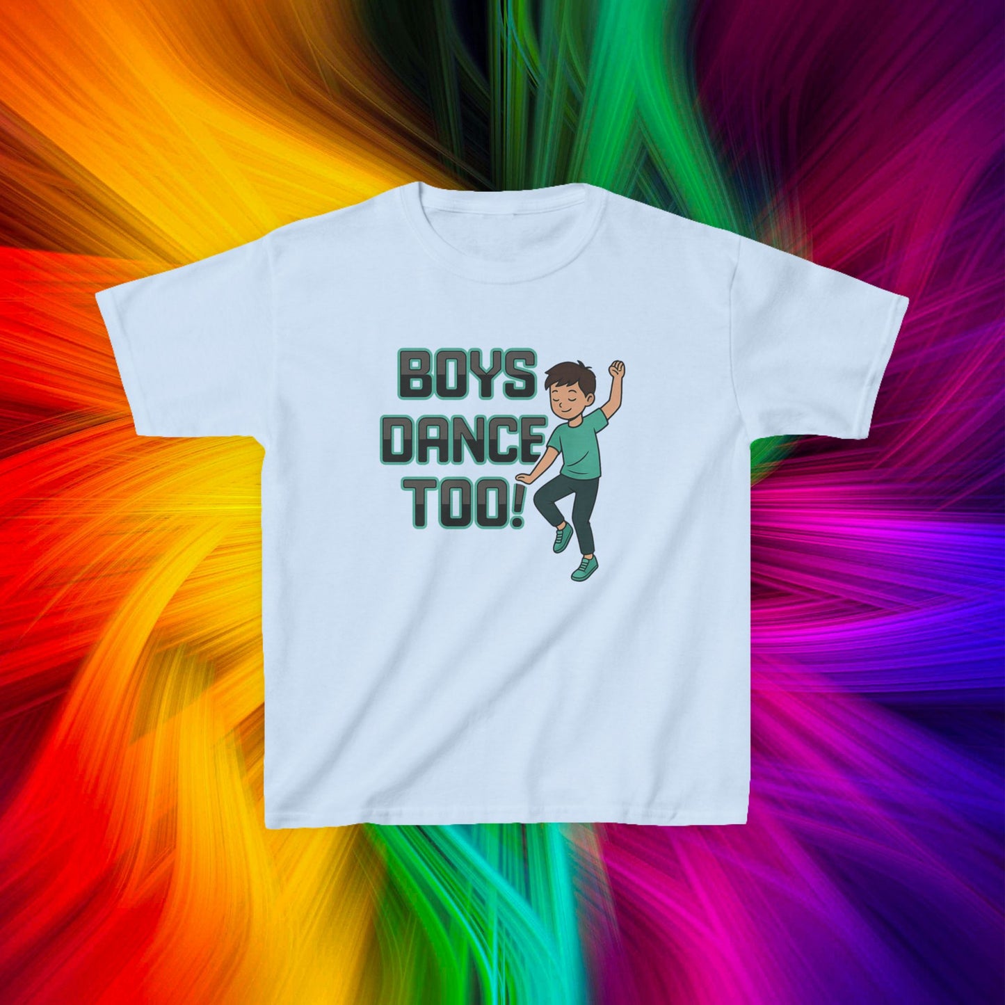 Kids Boys Dance Too! T-Shirt, Design 2