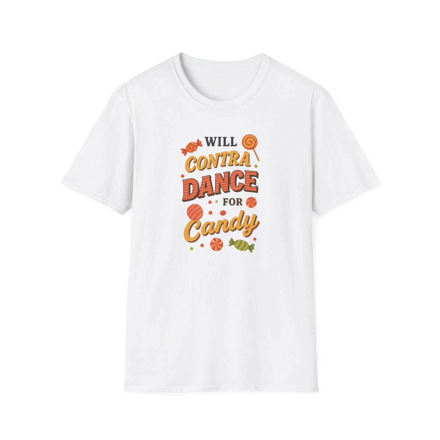 Will Contra Dance for Candy T-Shirt
