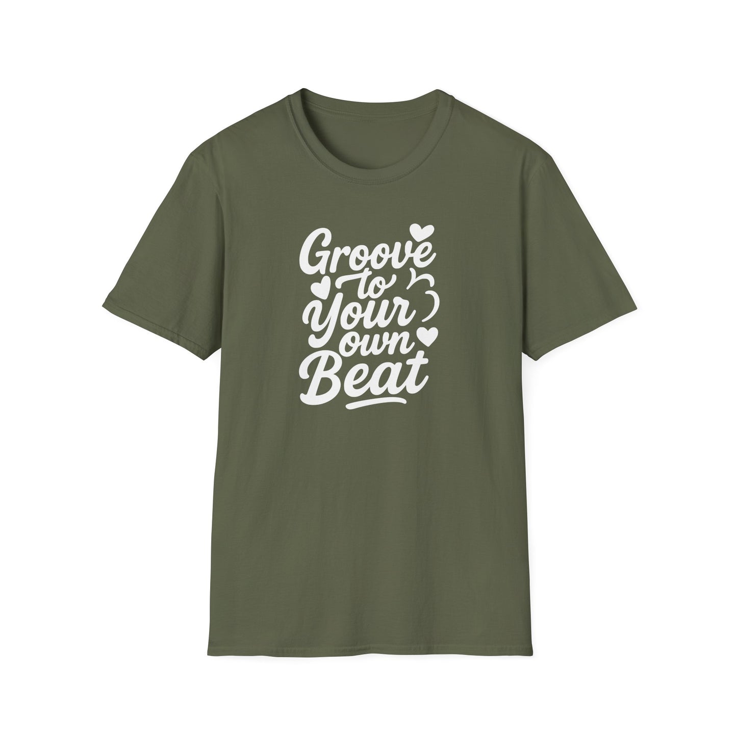 Groove to Your Own Beat T-Shirt, White Lettering