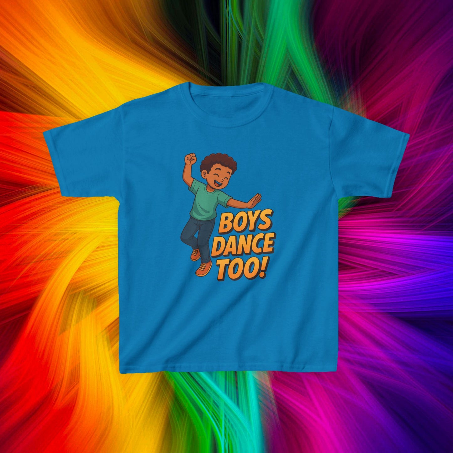 Kids Boys Dance Too! T-Shirt, Design 1