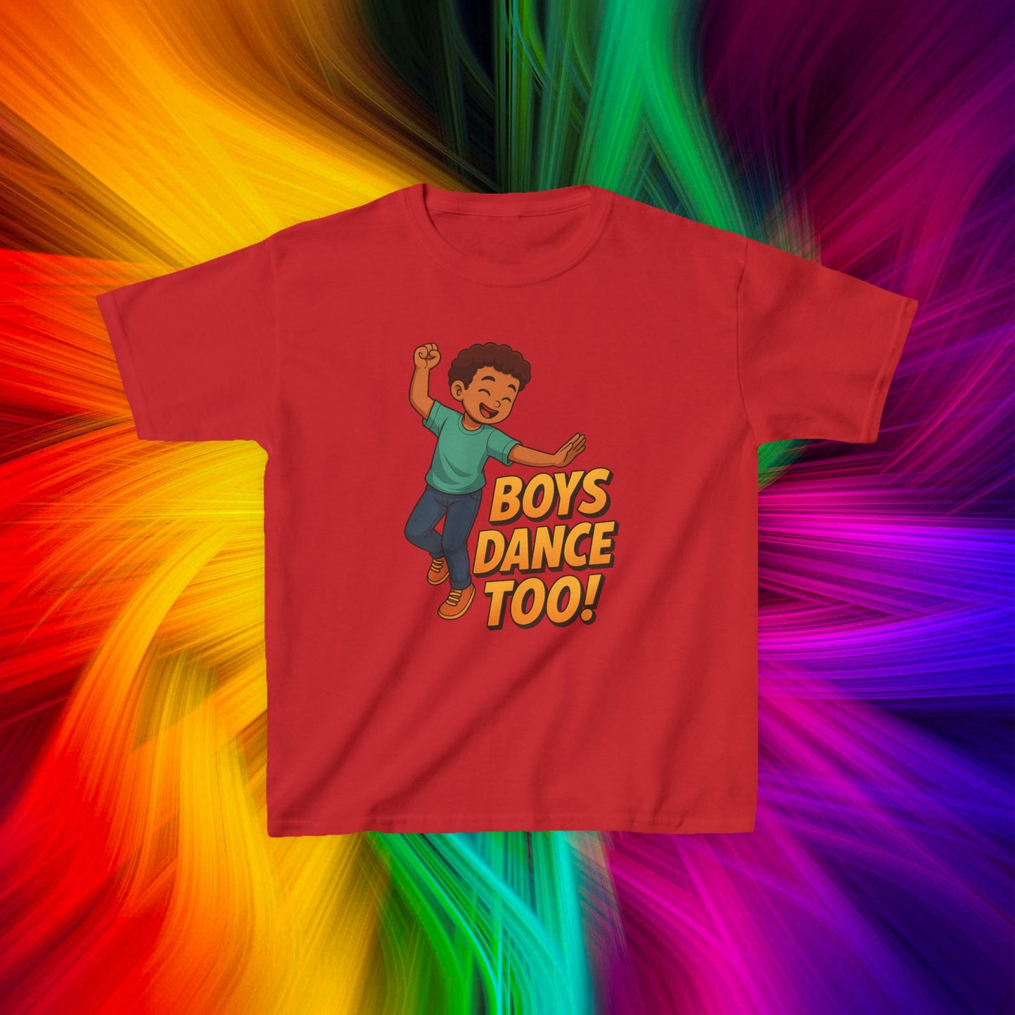 Kids Boys Dance Too! T-Shirt, Design 1