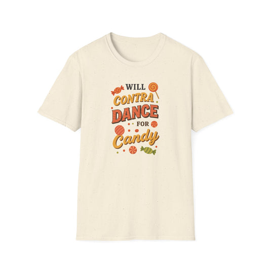 Will Contra Dance for Candy T-Shirt