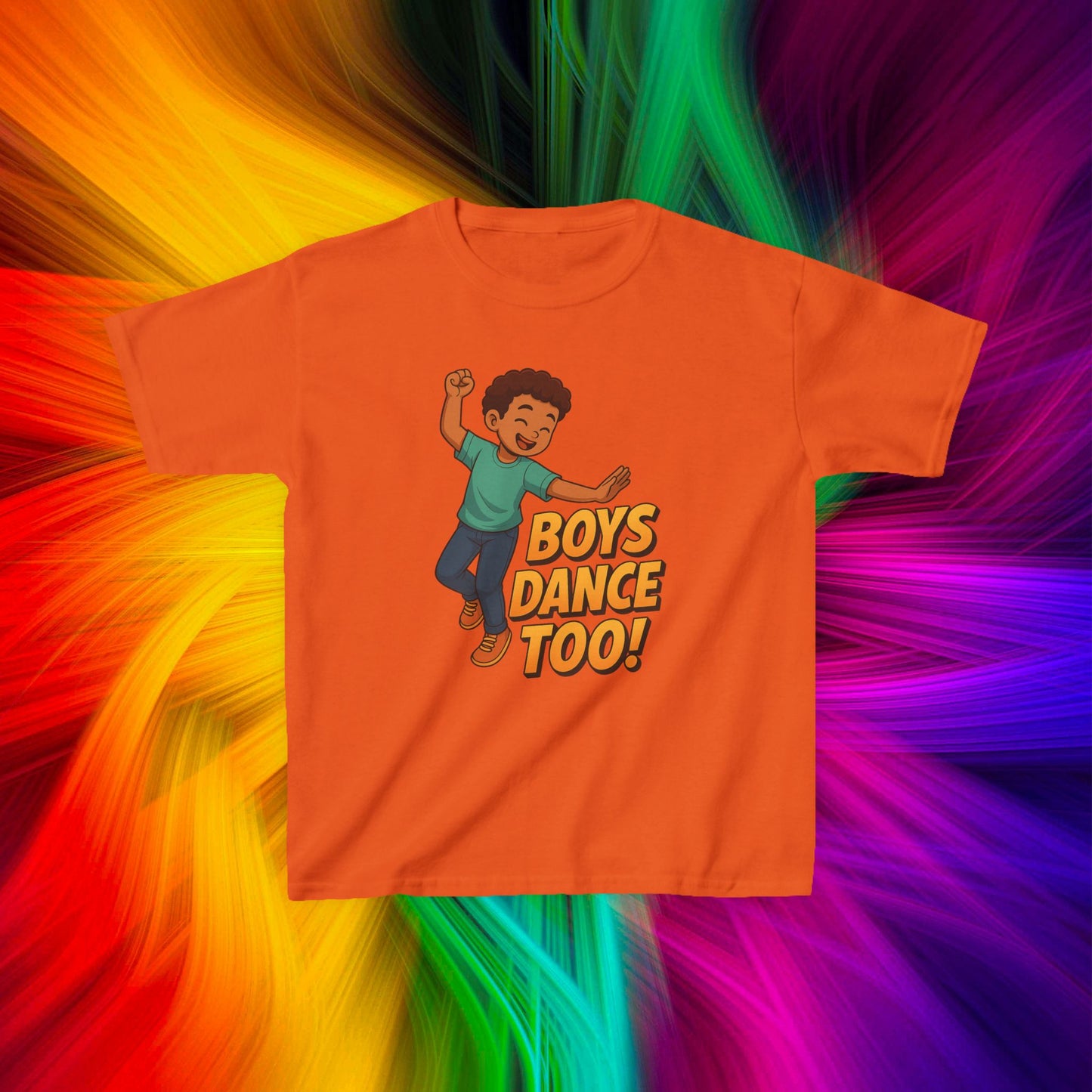 Kids Boys Dance Too! T-Shirt, Design 1
