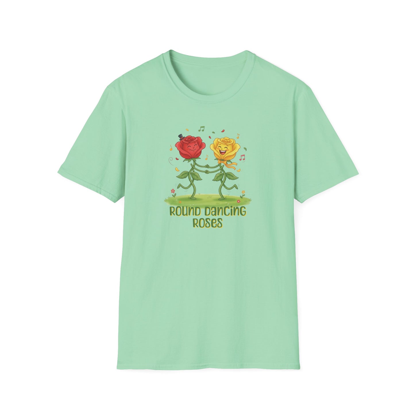 Round Dancing Roses T-Shirt