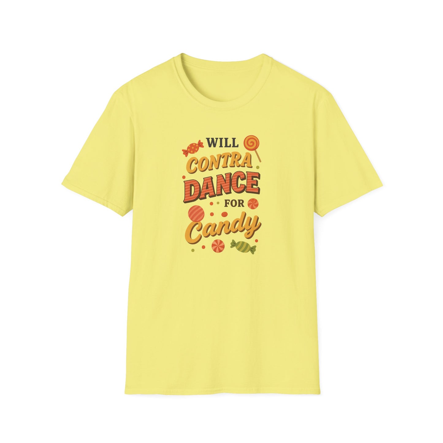 Will Contra Dance for Candy T-Shirt