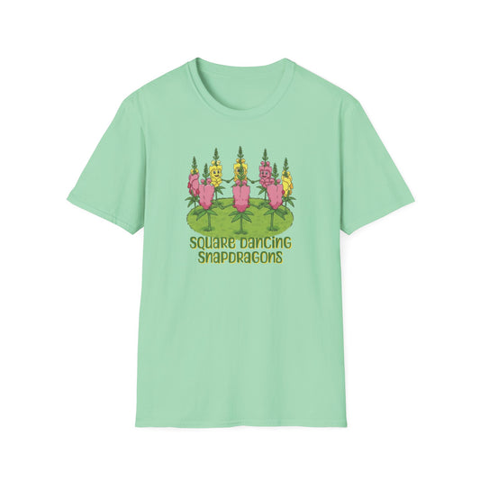 Square Dancing Snapdragons T-Shirt