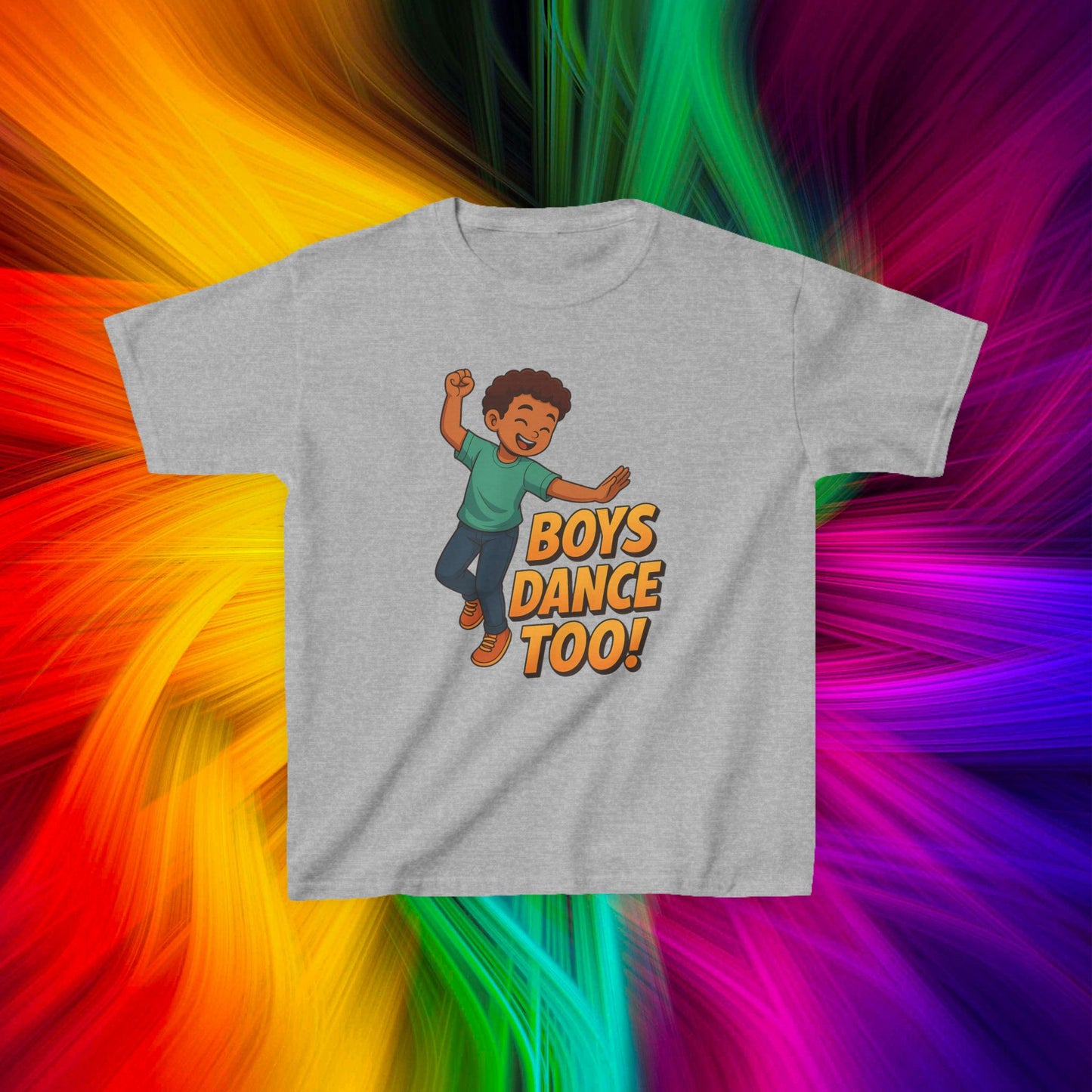 Kids Boys Dance Too! T-Shirt, Design 1
