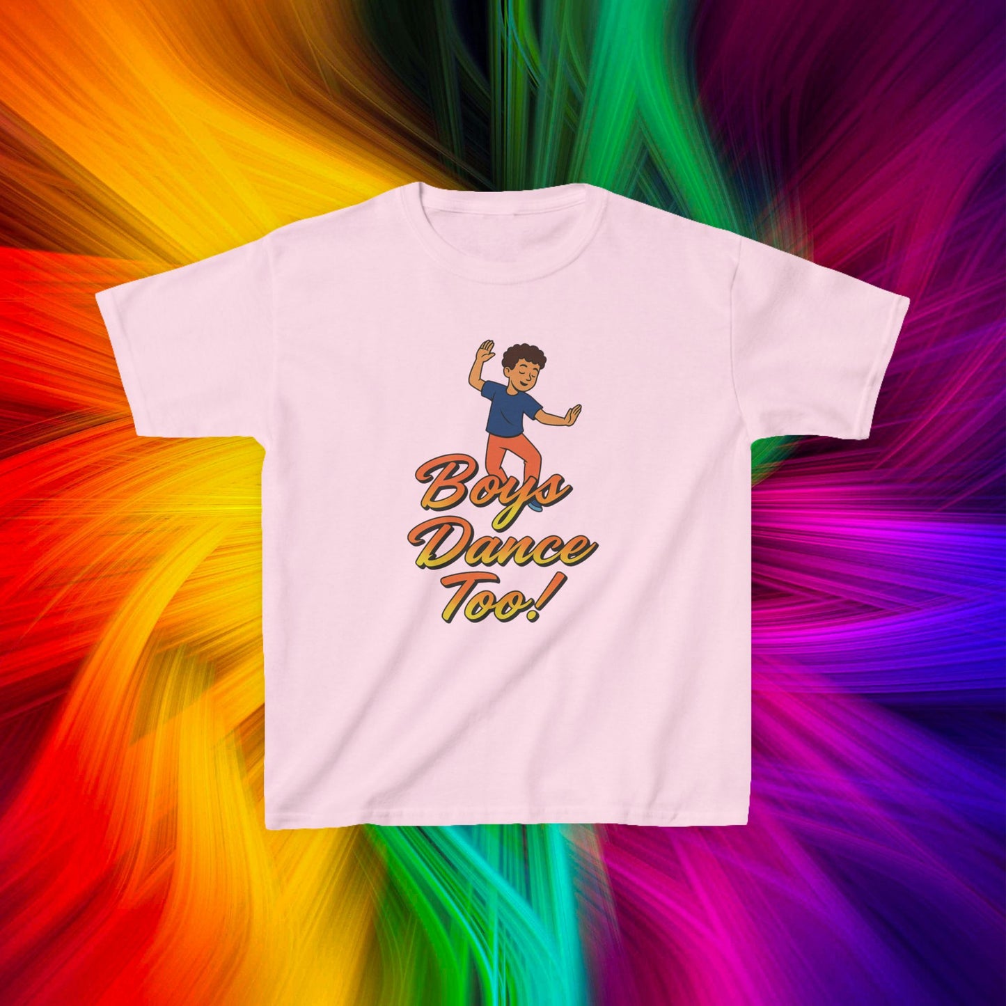 Kids Boys Dance Too! T-Shirt, Design 3