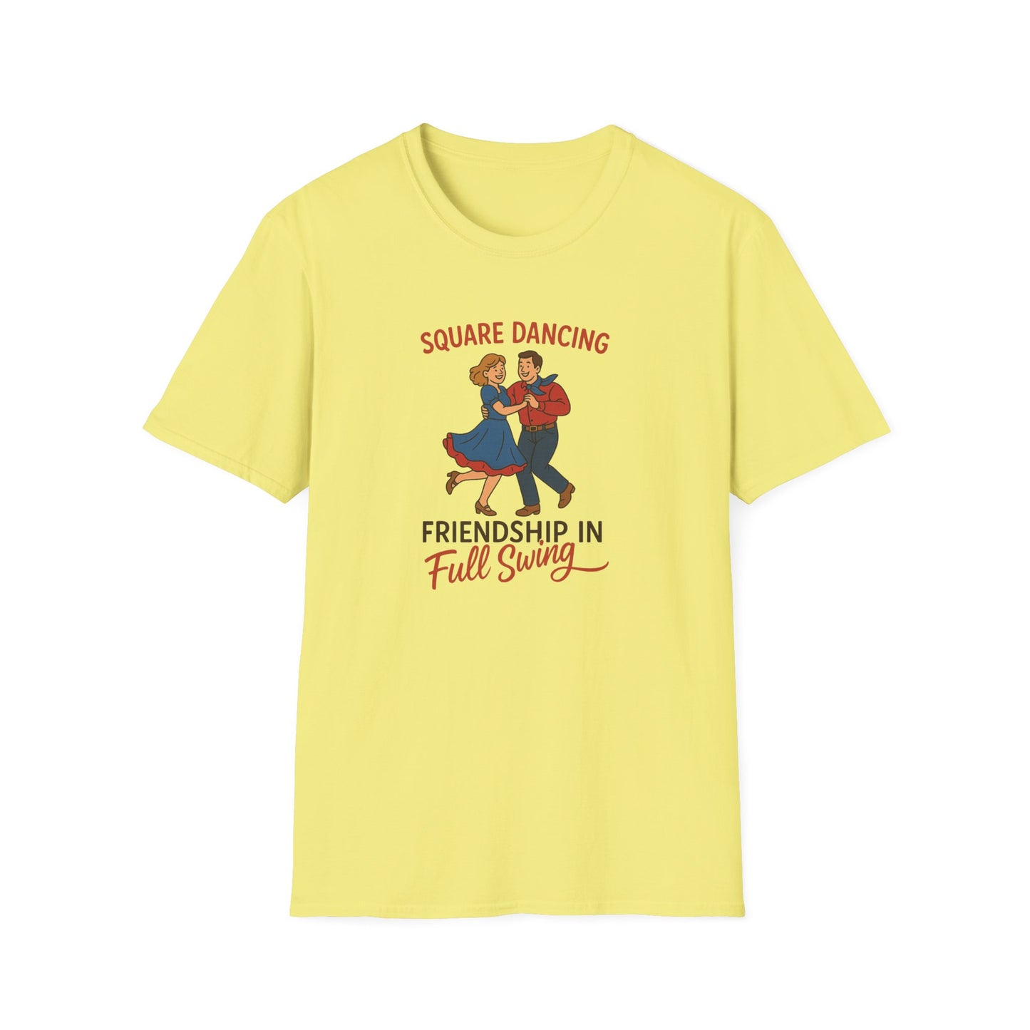 Square Dancing Friendship in Full Swing T-Shirt