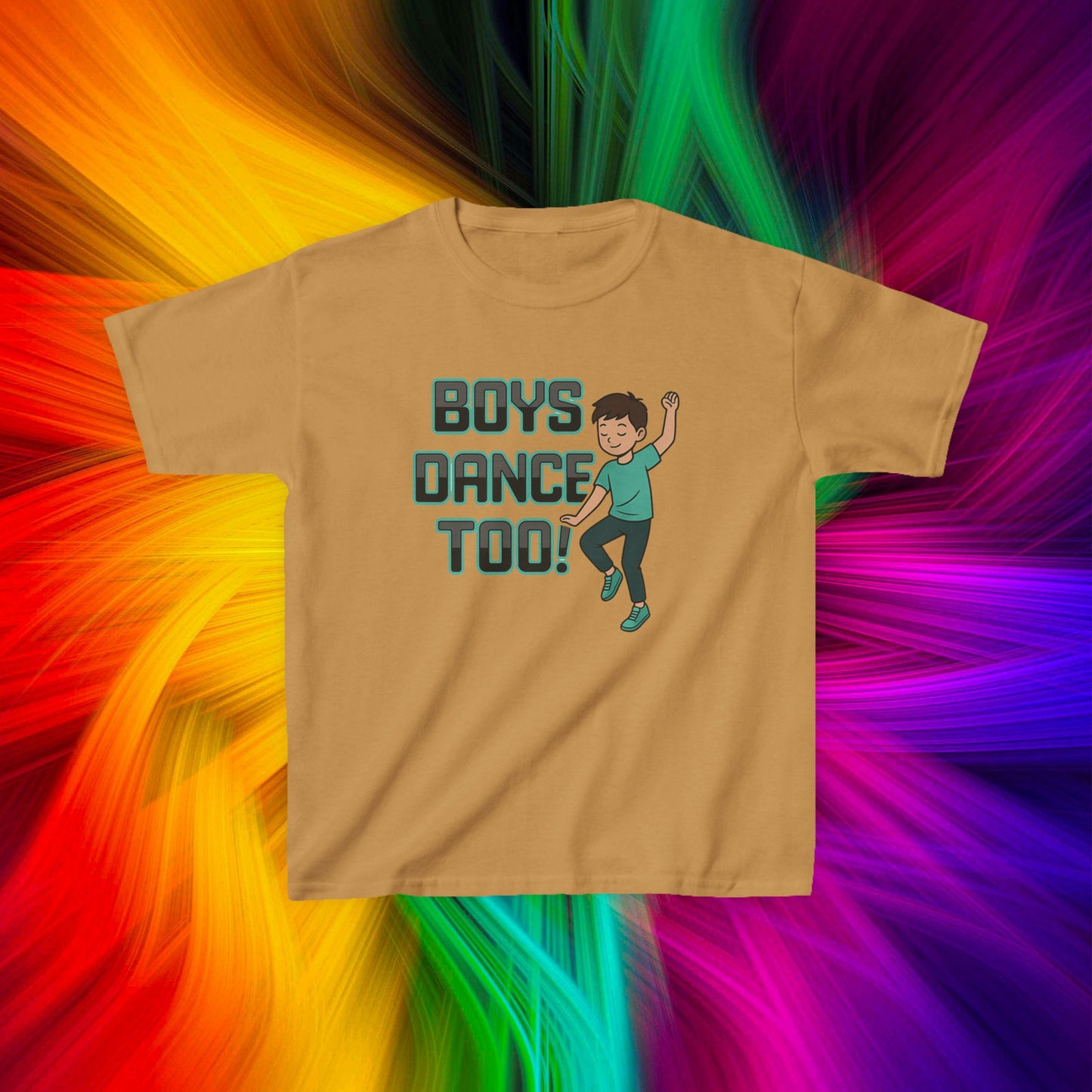 Kids Boys Dance Too! T-Shirt, Design 2