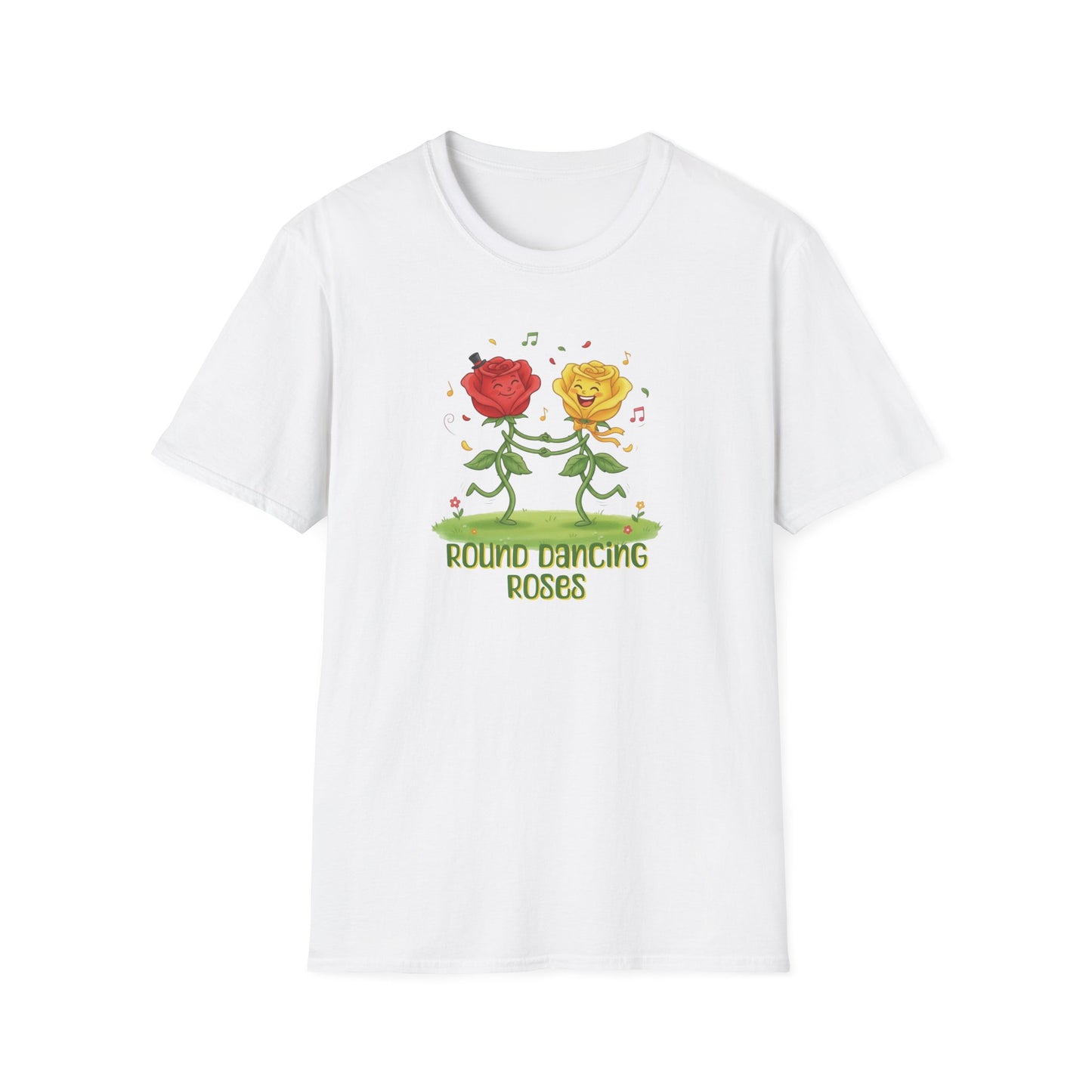 Round Dancing Roses T-Shirt
