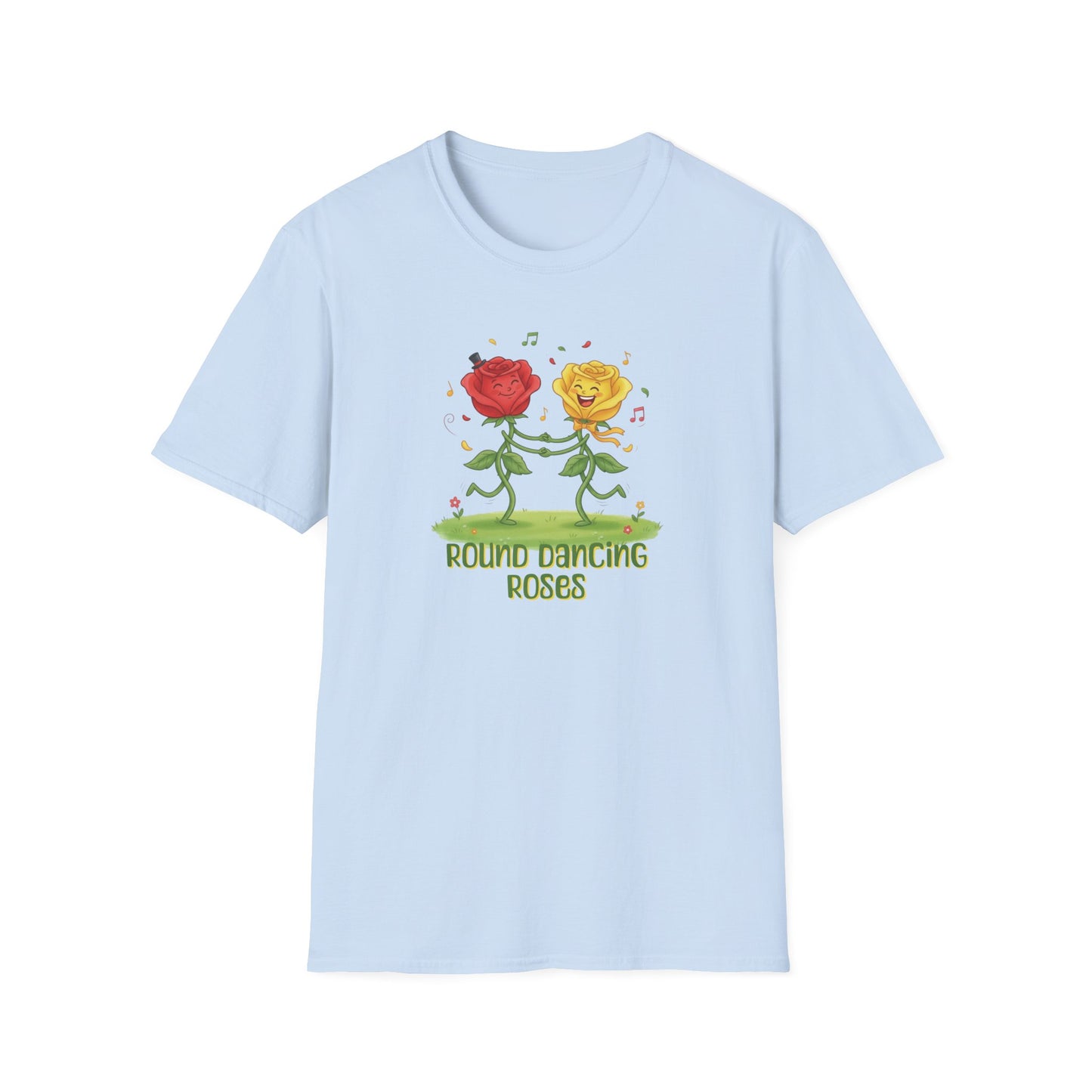 Round Dancing Roses T-Shirt