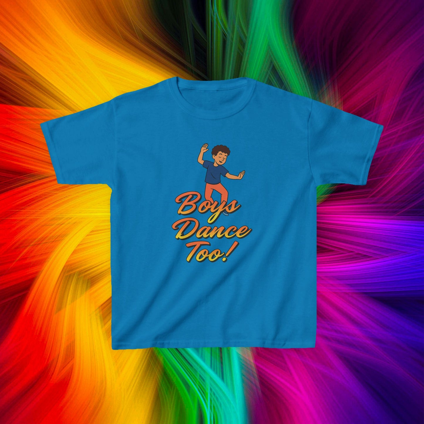 Kids Boys Dance Too! T-Shirt, Design 3