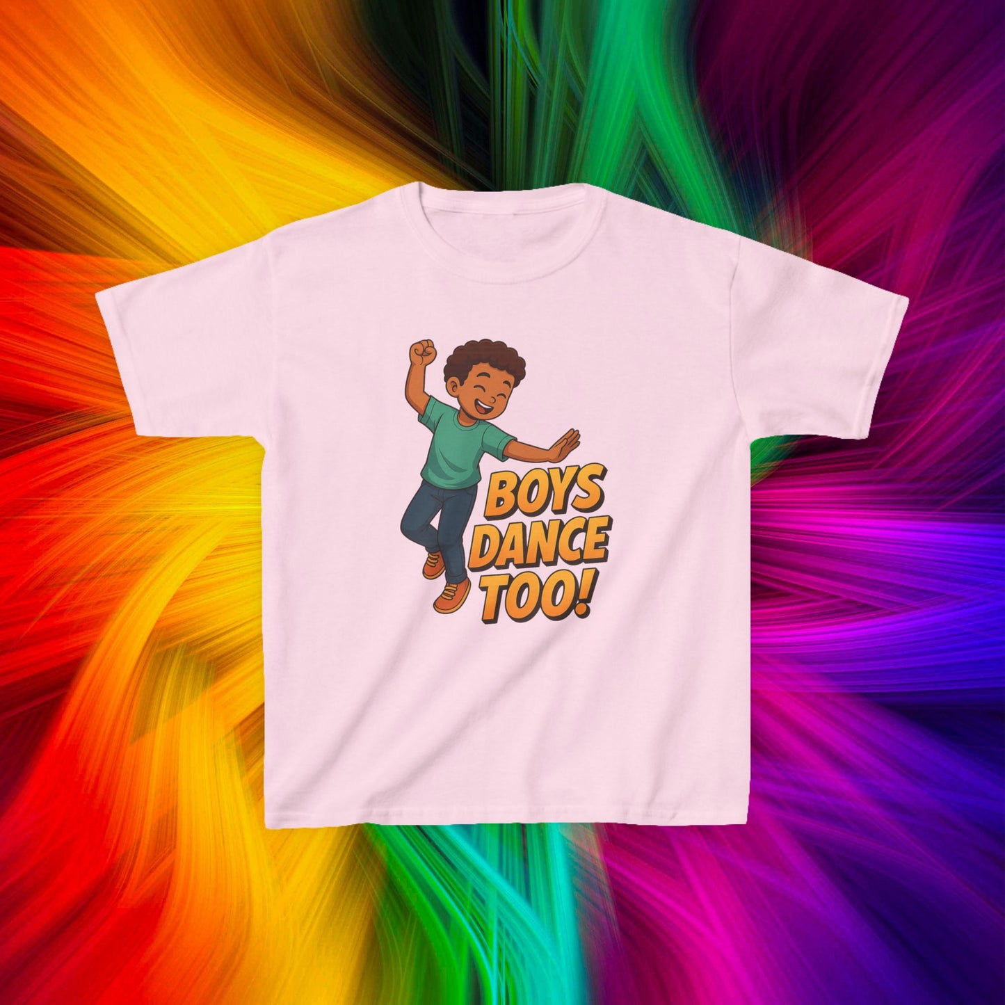 Kids Boys Dance Too! T-Shirt, Design 1