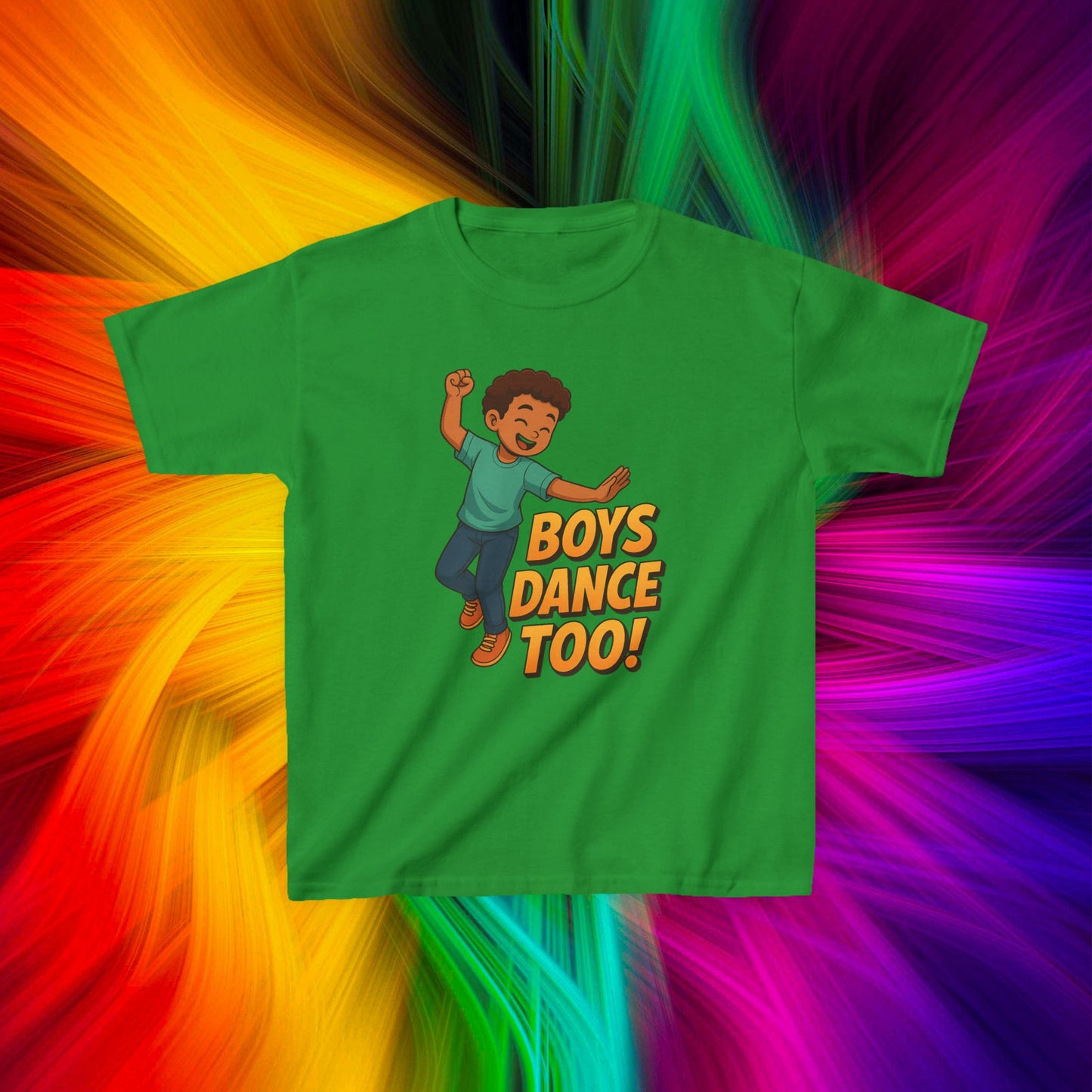 Kids Boys Dance Too! T-Shirt, Design 1