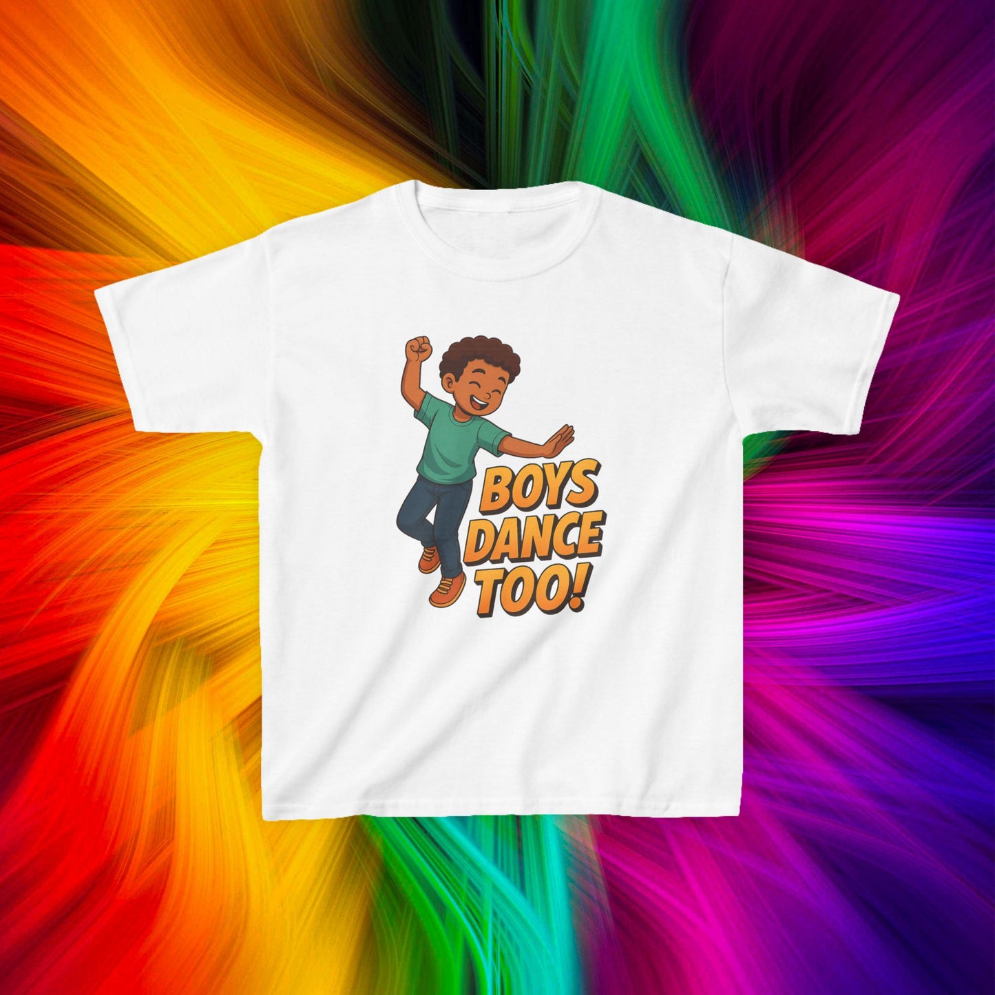 Kids Boys Dance Too! T-Shirt, Design 1