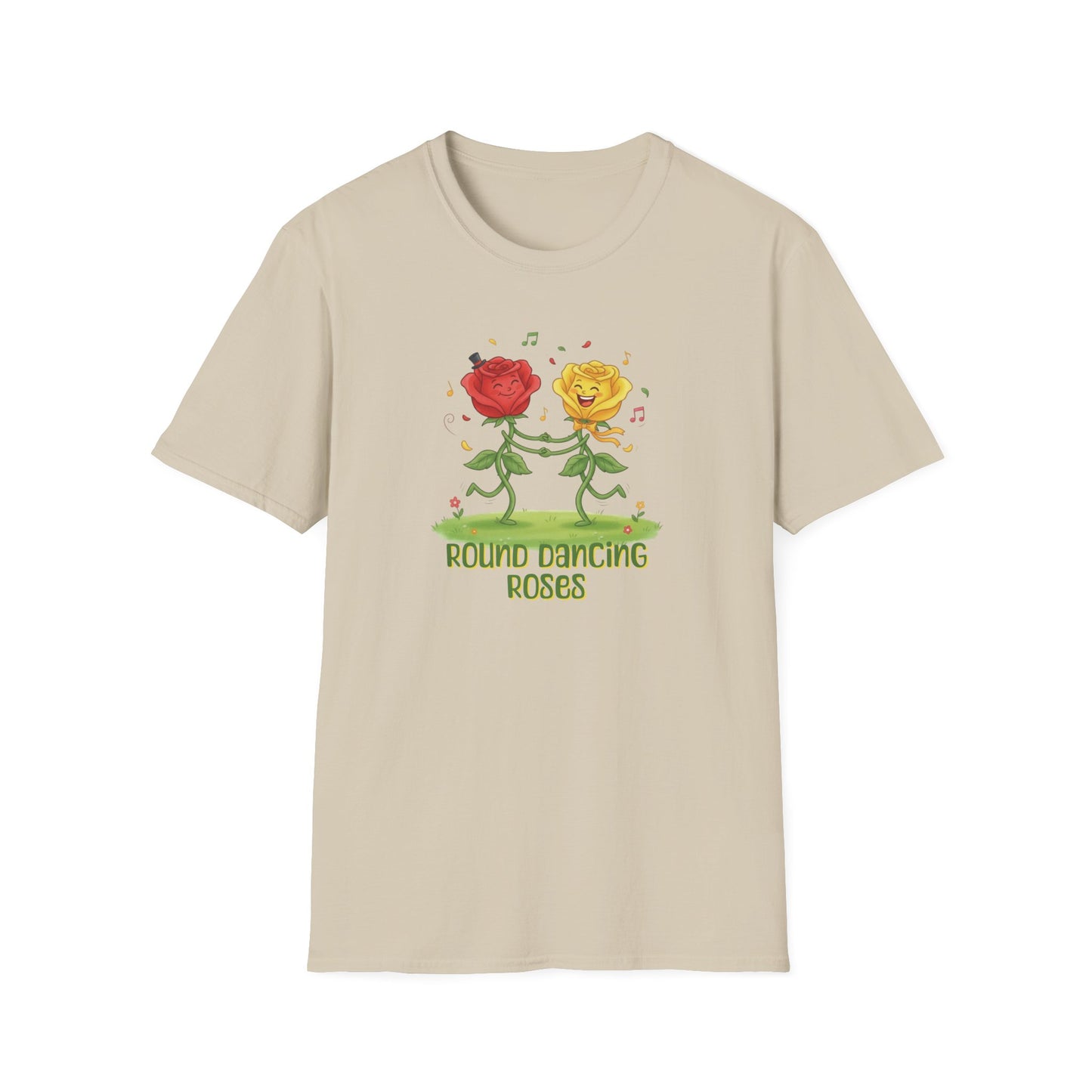 Round Dancing Roses T-Shirt