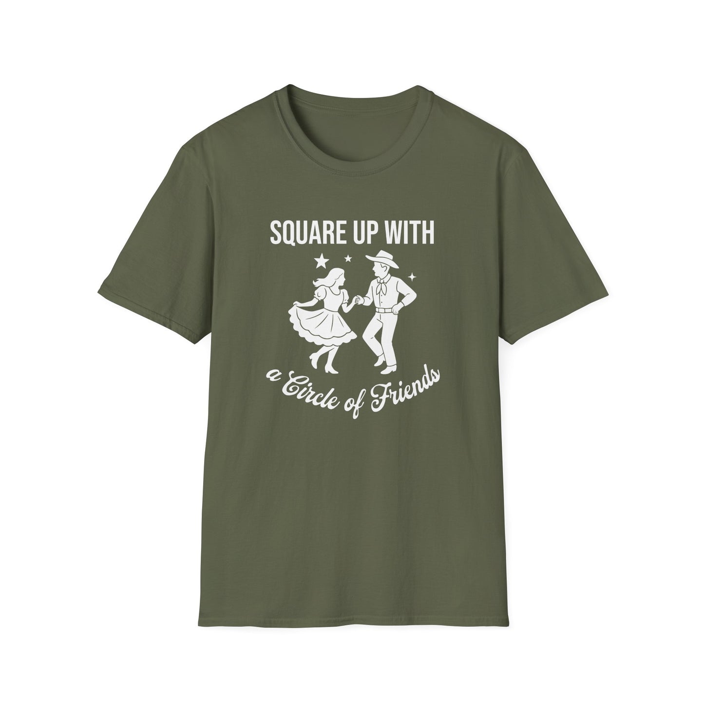 Square Up with a Circle of Friends T-Shirt