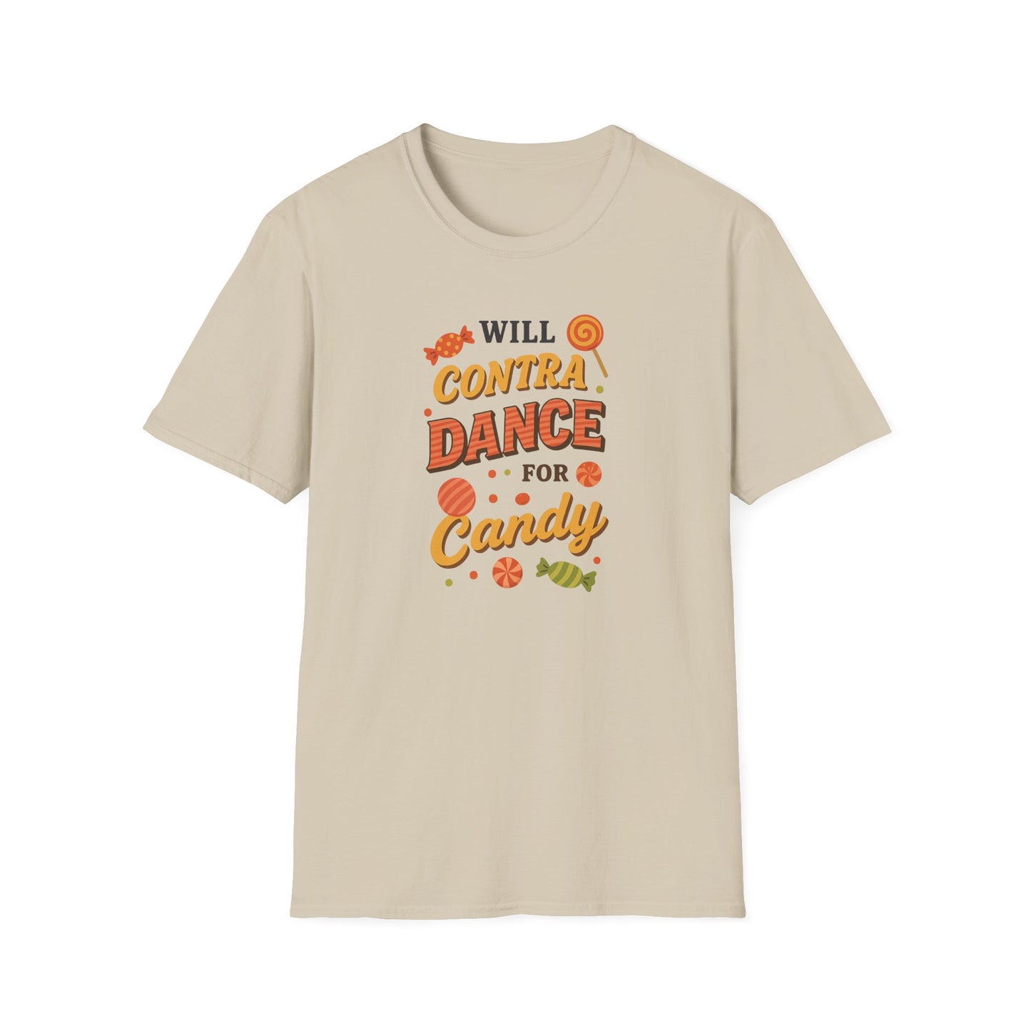 Will Contra Dance for Candy T-Shirt