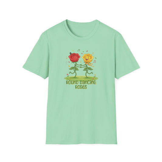 Round Dancing Roses T-Shirt